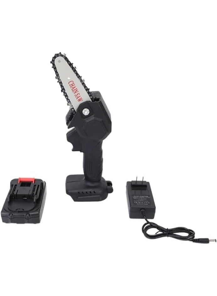 منشار كهربائي صغير 24 فولت مع بطارية قابلة لإعادة الشحن، منشار تقليم محمول خفيف الوزن لقطع فروع الأشجار والخشب مع سلسلة ومجموعة أدوات للاستخدام في المنزل والحديقة والمزرعة - Image 3